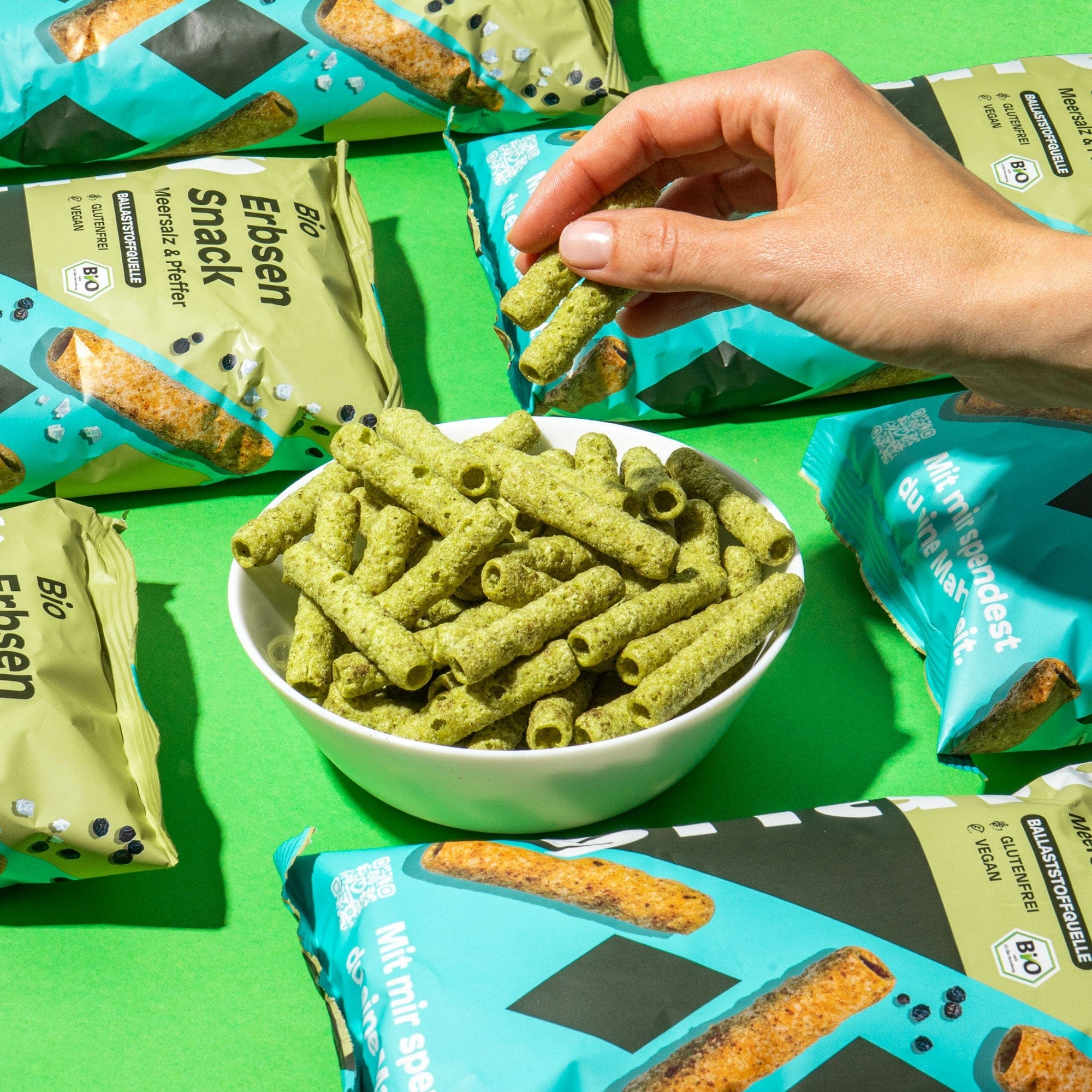 Bio Erbsen Snack Meersalz & Pfeffer - Image 3