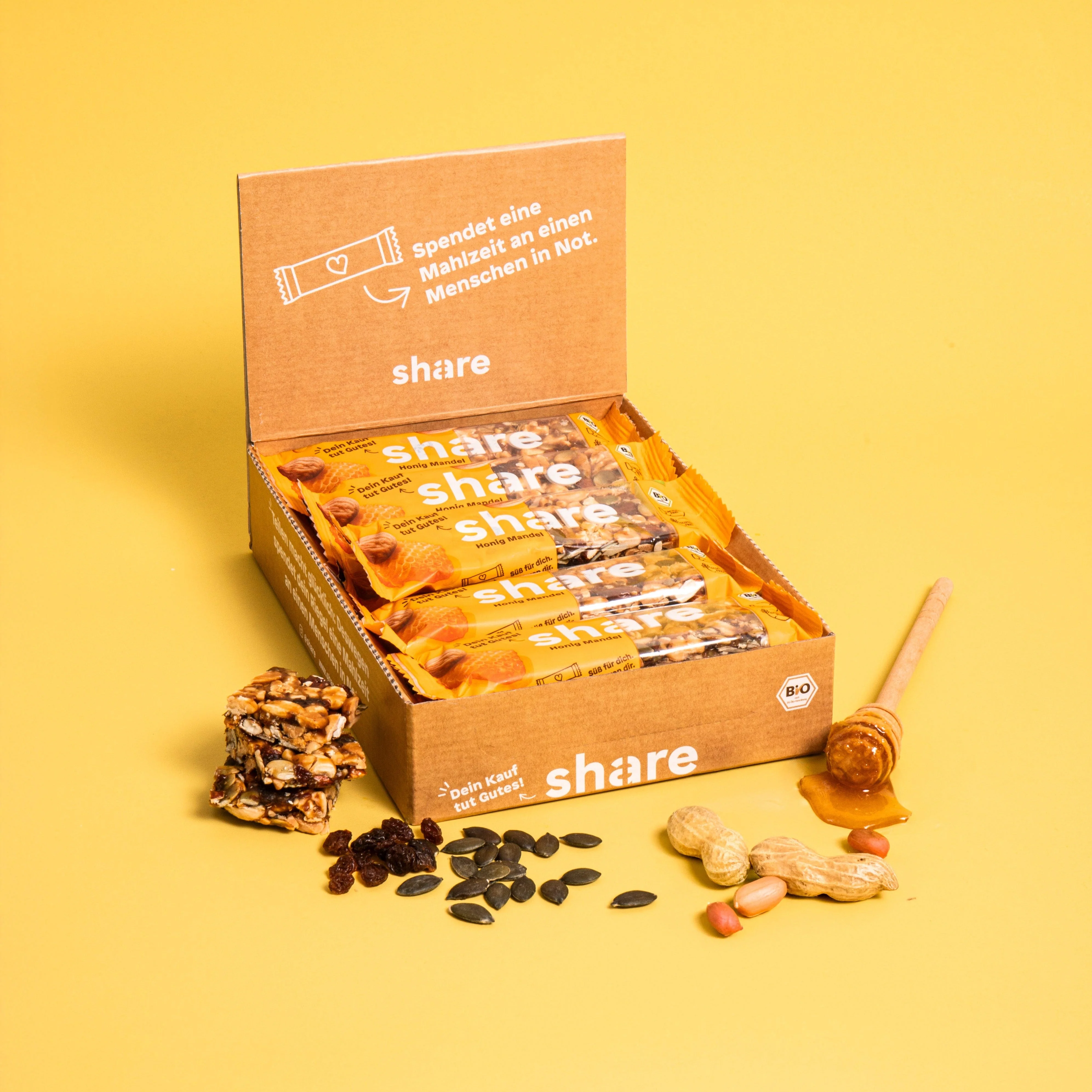 Bio Nussriegel Honig & Mandel - Image 3