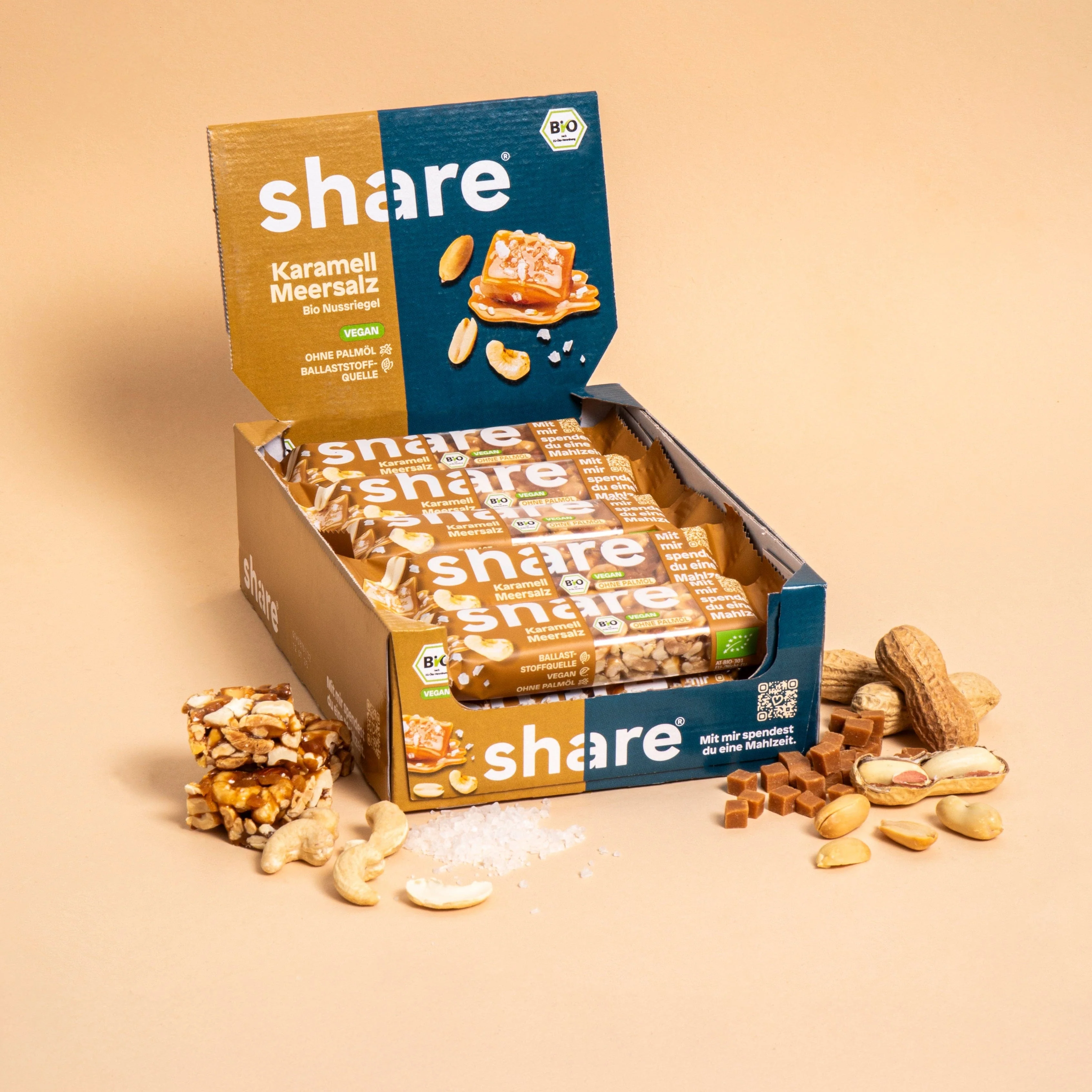Bio Nussriegel Karamell Meersalz - Image 3
