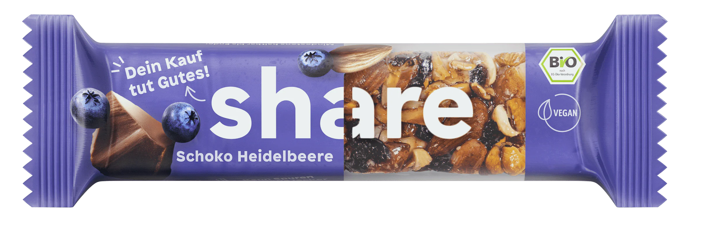 Bio Nussriegel Schoko & Heidelbeere - Image 6