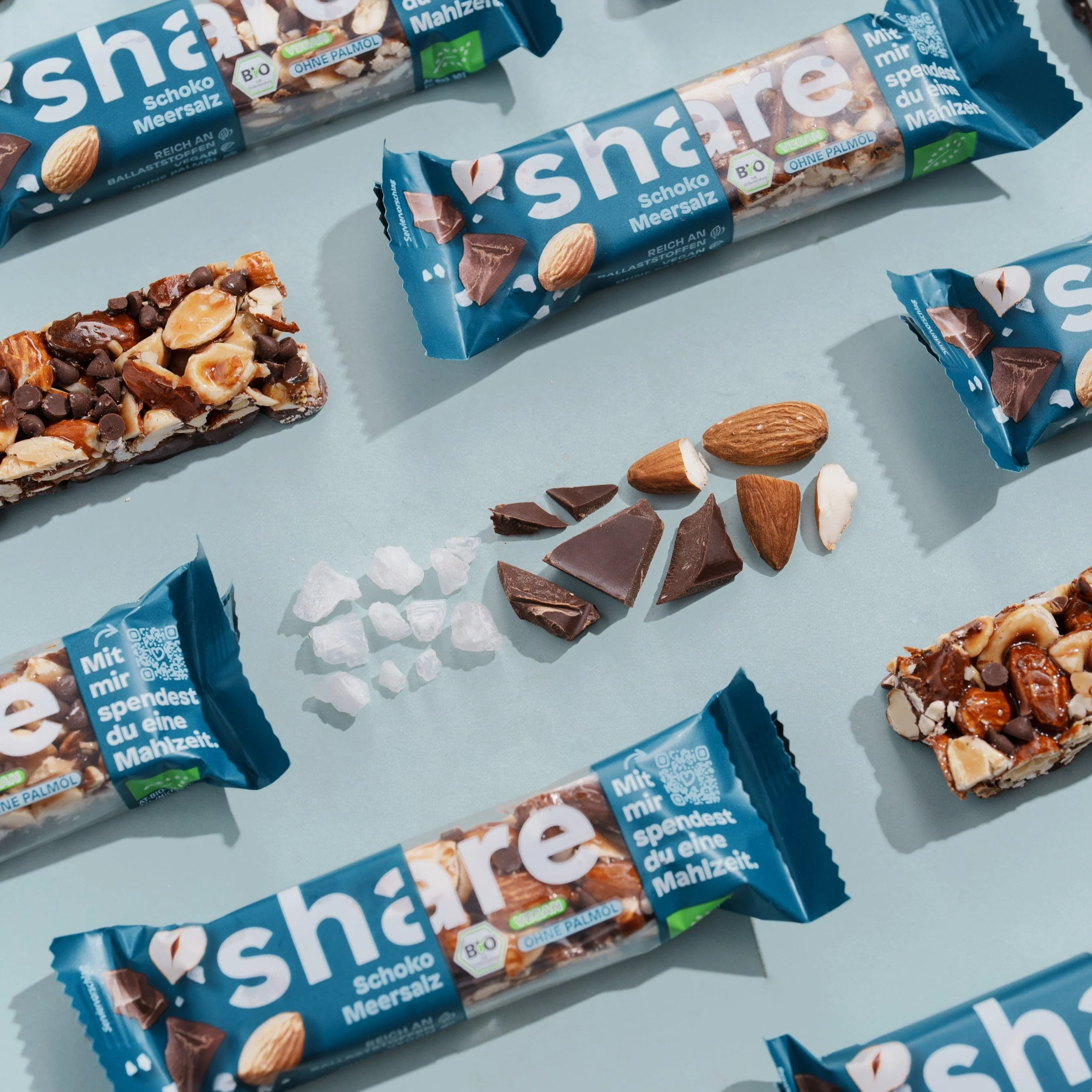 Bio Nussriegel Schoko & Meersalz - Image 6