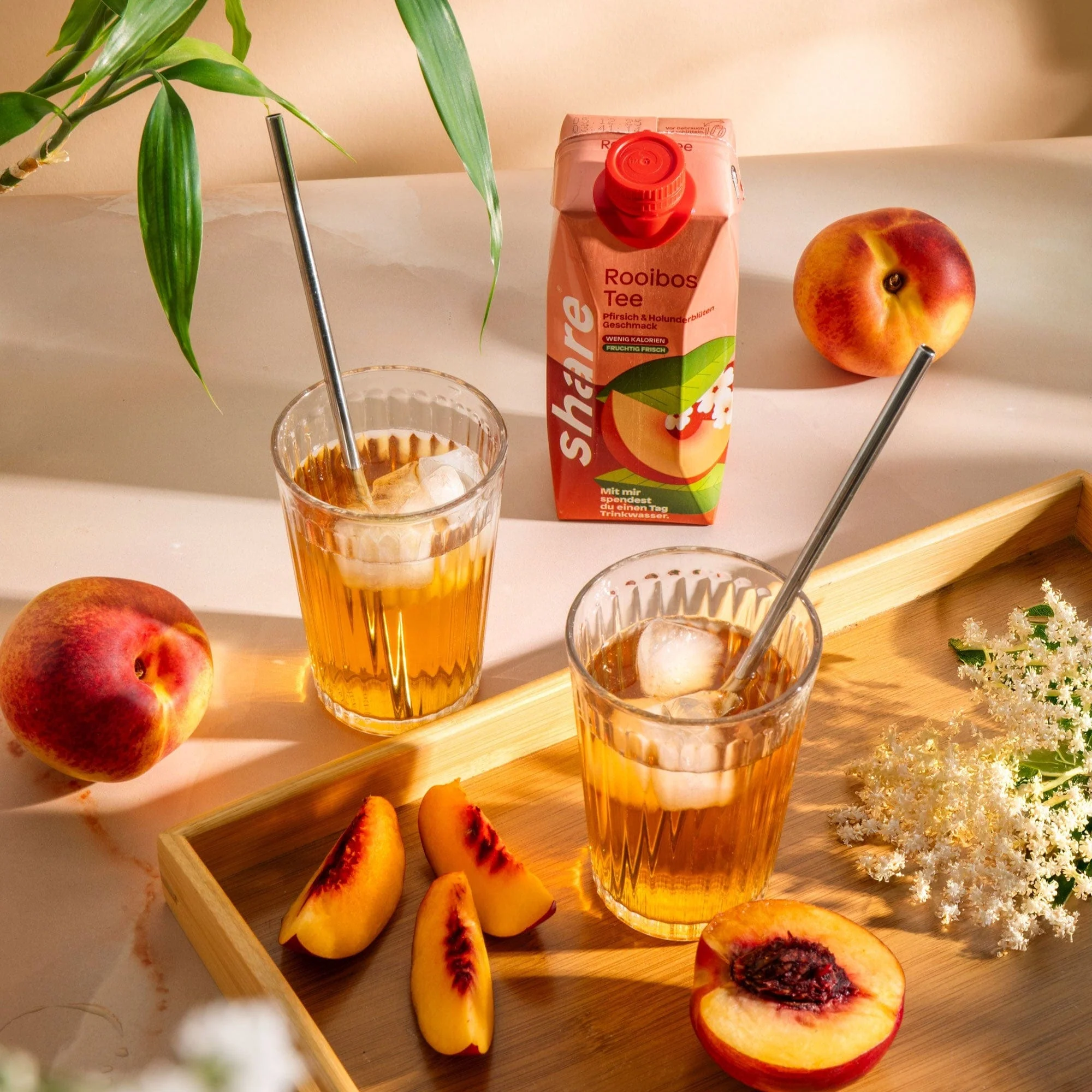 Bio Teegetränk Rooibos Pfirsich Holunderblüte - Image 3