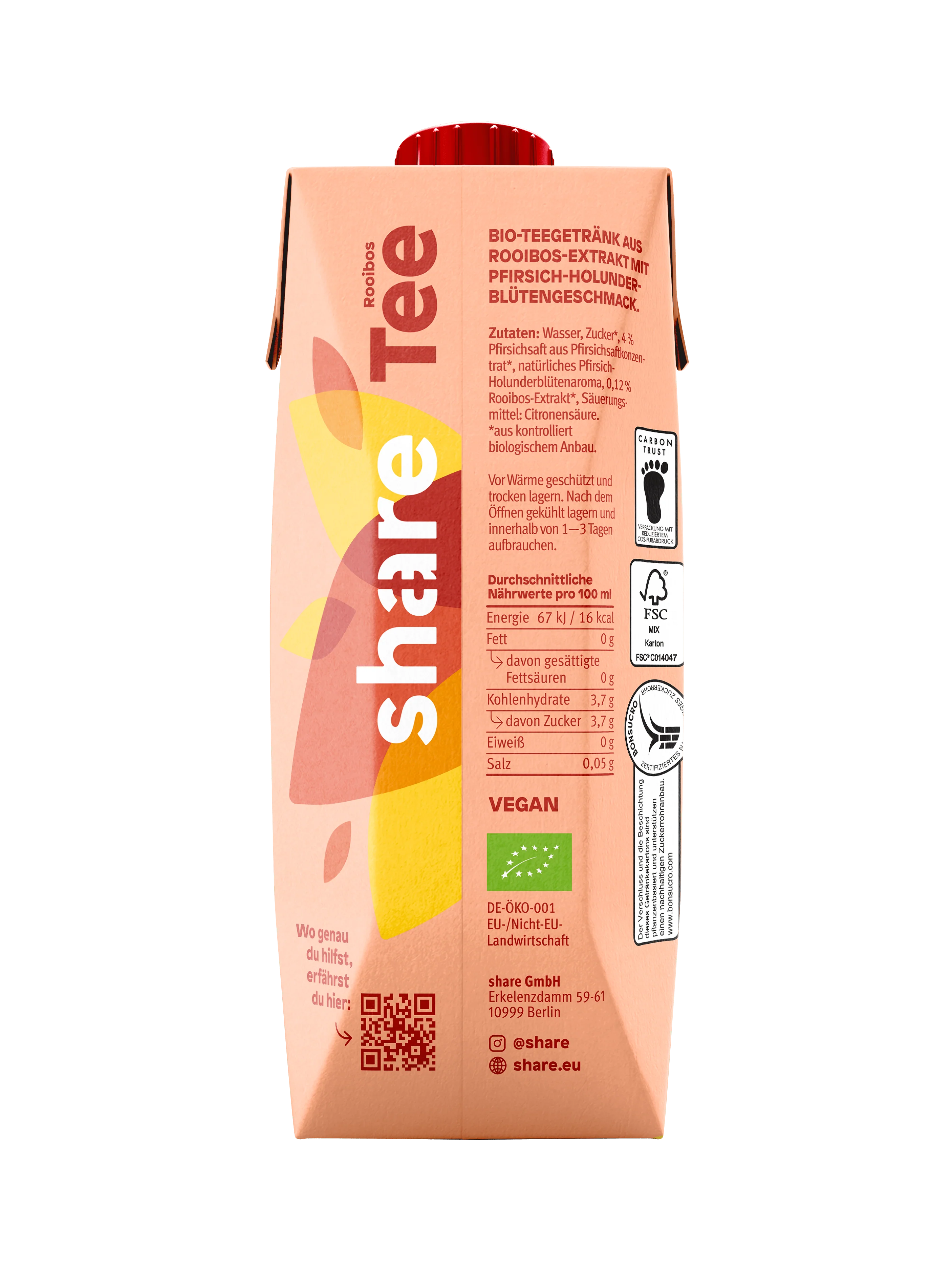 Bio Teegetränk Rooibos Pfirsich Holunderblüte - Image 6