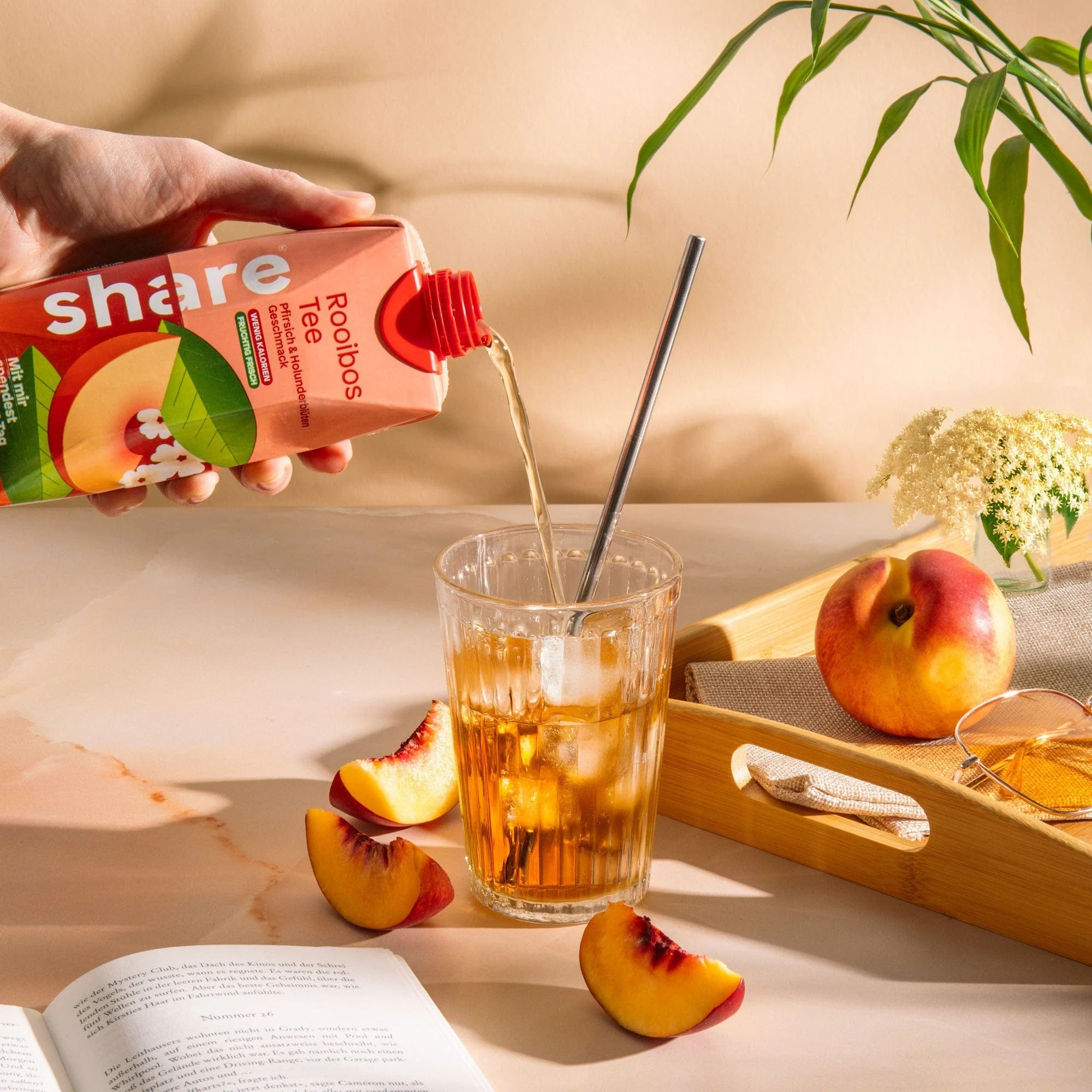 Bio Teegetränk Rooibos Pfirsich Holunderblüte - Image 7