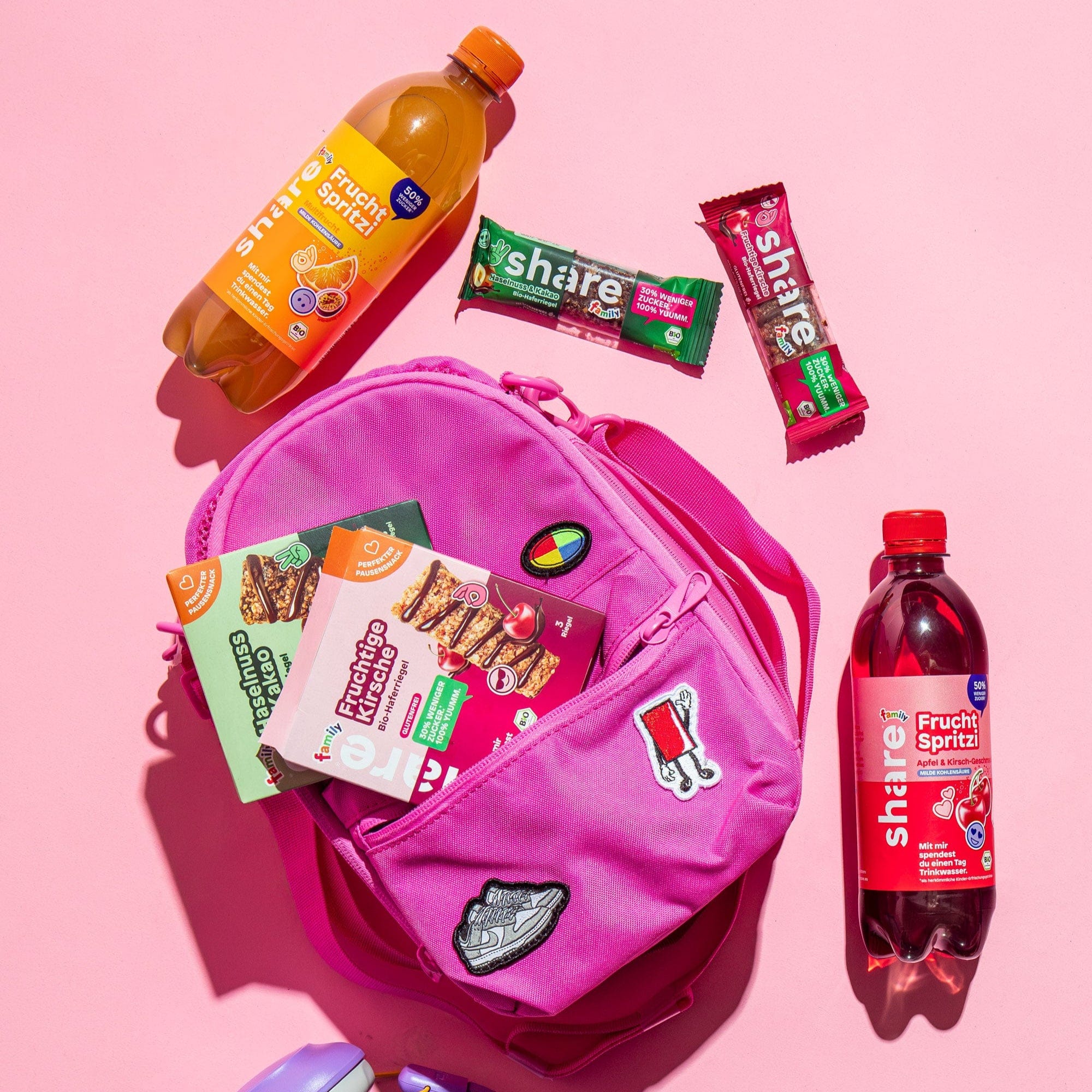 Family Bio Frucht Spritzi Apfel & Kirsch-Geschmack - Image 4