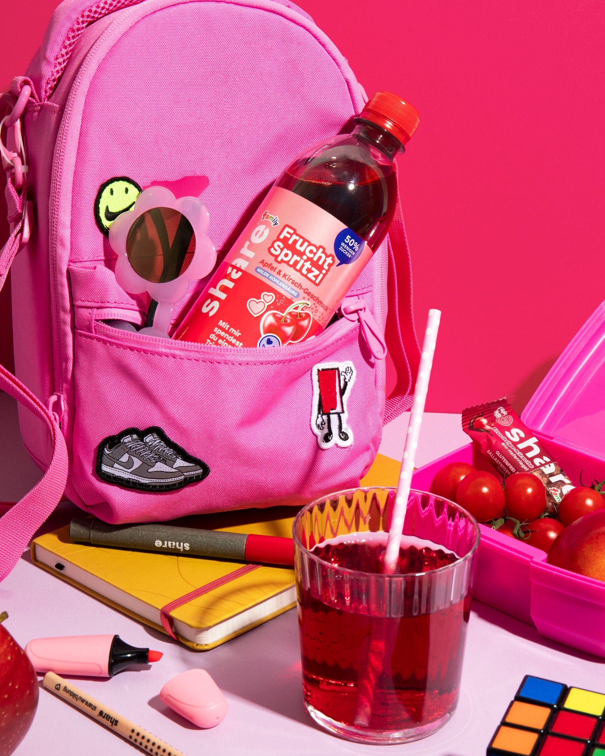 Family Bio Frucht Spritzi Apfel & Kirsch-Geschmack - Image 6