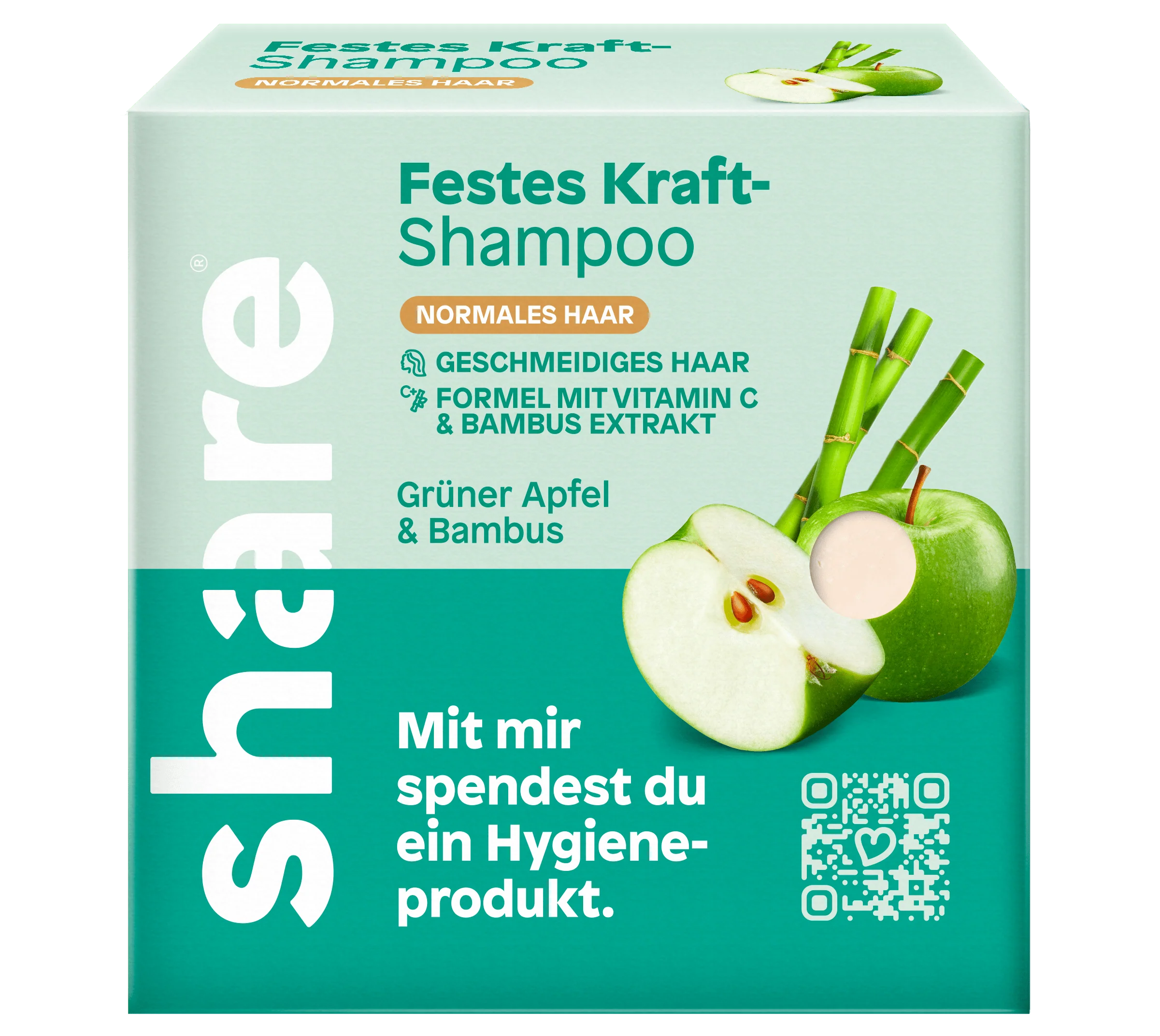 Festes Shampoo Grüner Apfel & Bambus - Image 4