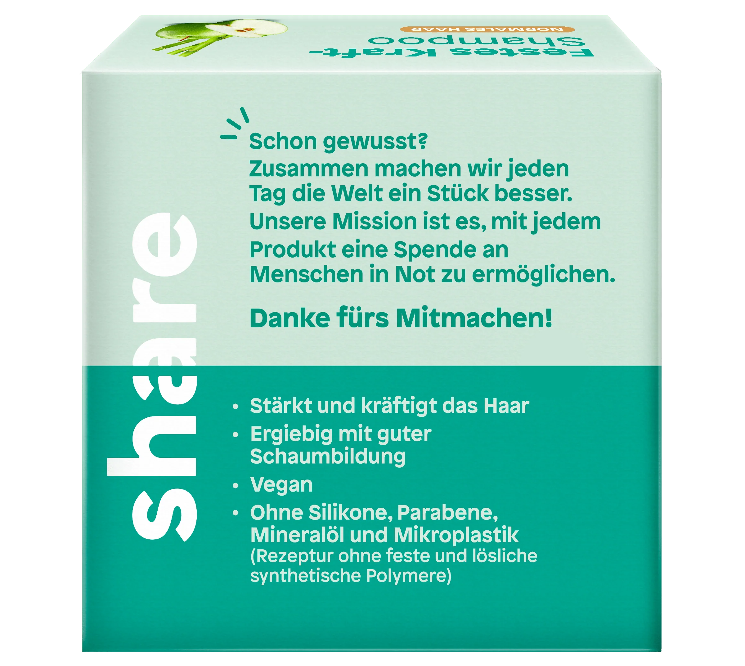 Festes Shampoo Grüner Apfel & Bambus - Image 5