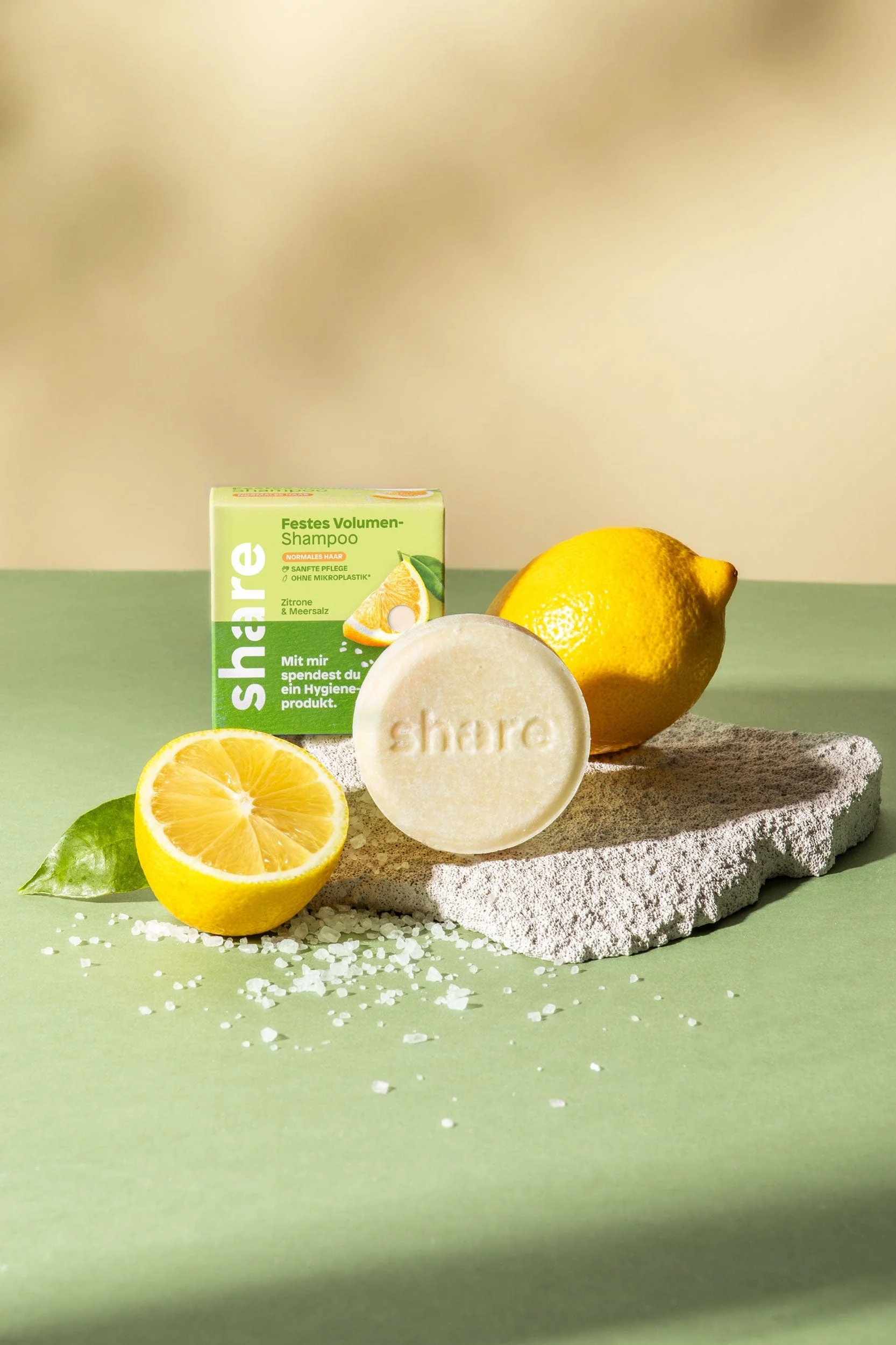 Festes Shampoo Zitrone & Meersalz - Image 3