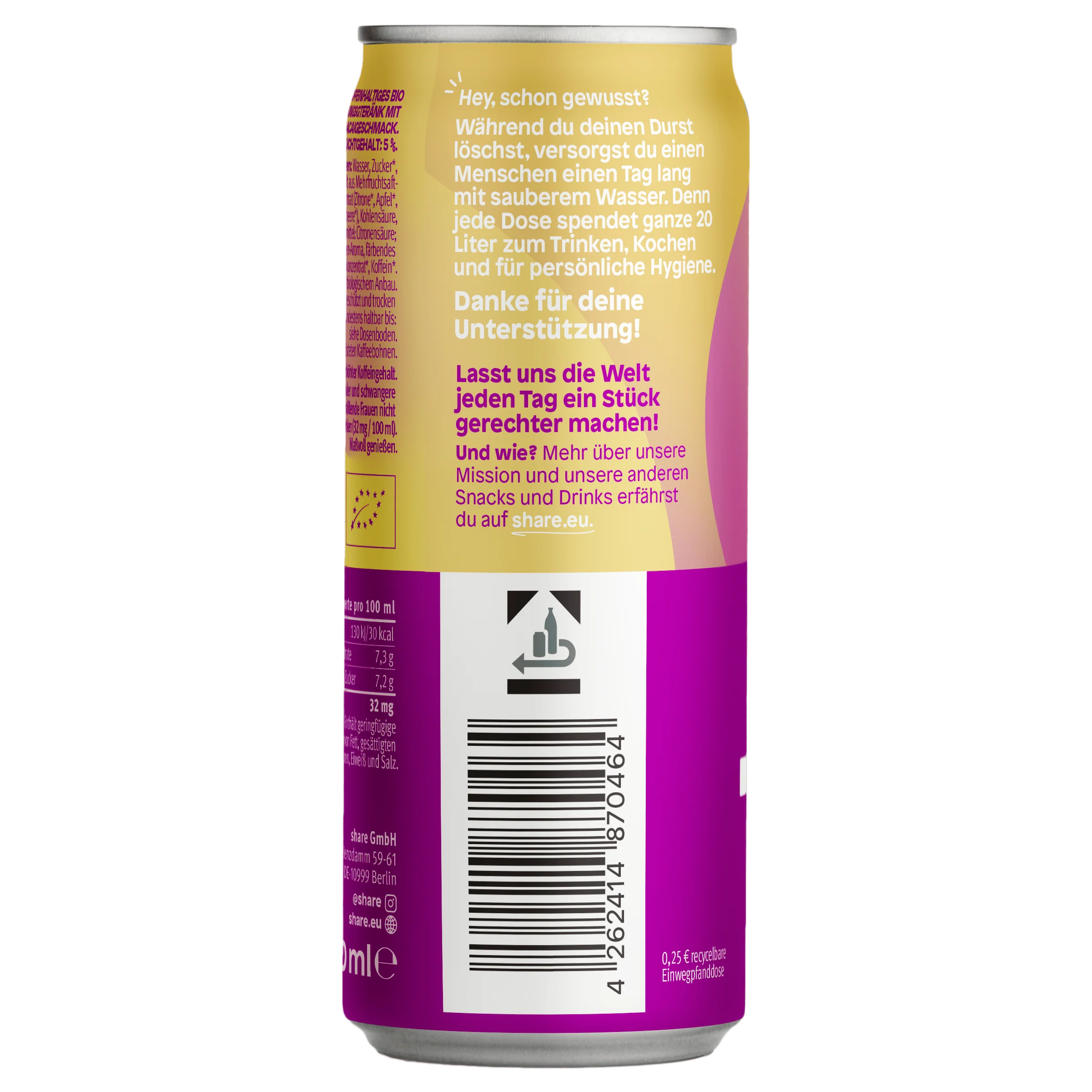 Bio Koffein Drink Beere & Acai - Image 6